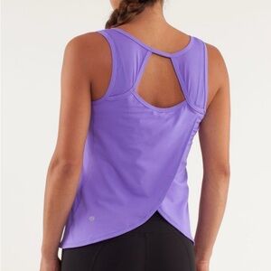 LULULEMON Run  Speed Squad Tank Power Purple Size 4